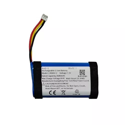 KP Original Rechargeable Battery 2680 mAh Capacity Lithium Ion Cell 7.4 V Compatible For Marshall Emberton 1001908 1005696 C406A2-2 Bluetooth Speaker