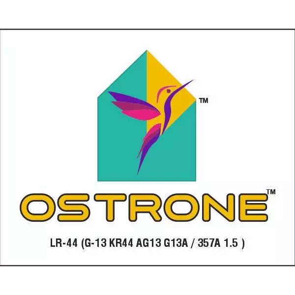 OSTRONE Alkaline Button Cell Batteries 1.5 V Single Use for Watches, Calculators Use, LR-44 (Pack of 250 Pcs)