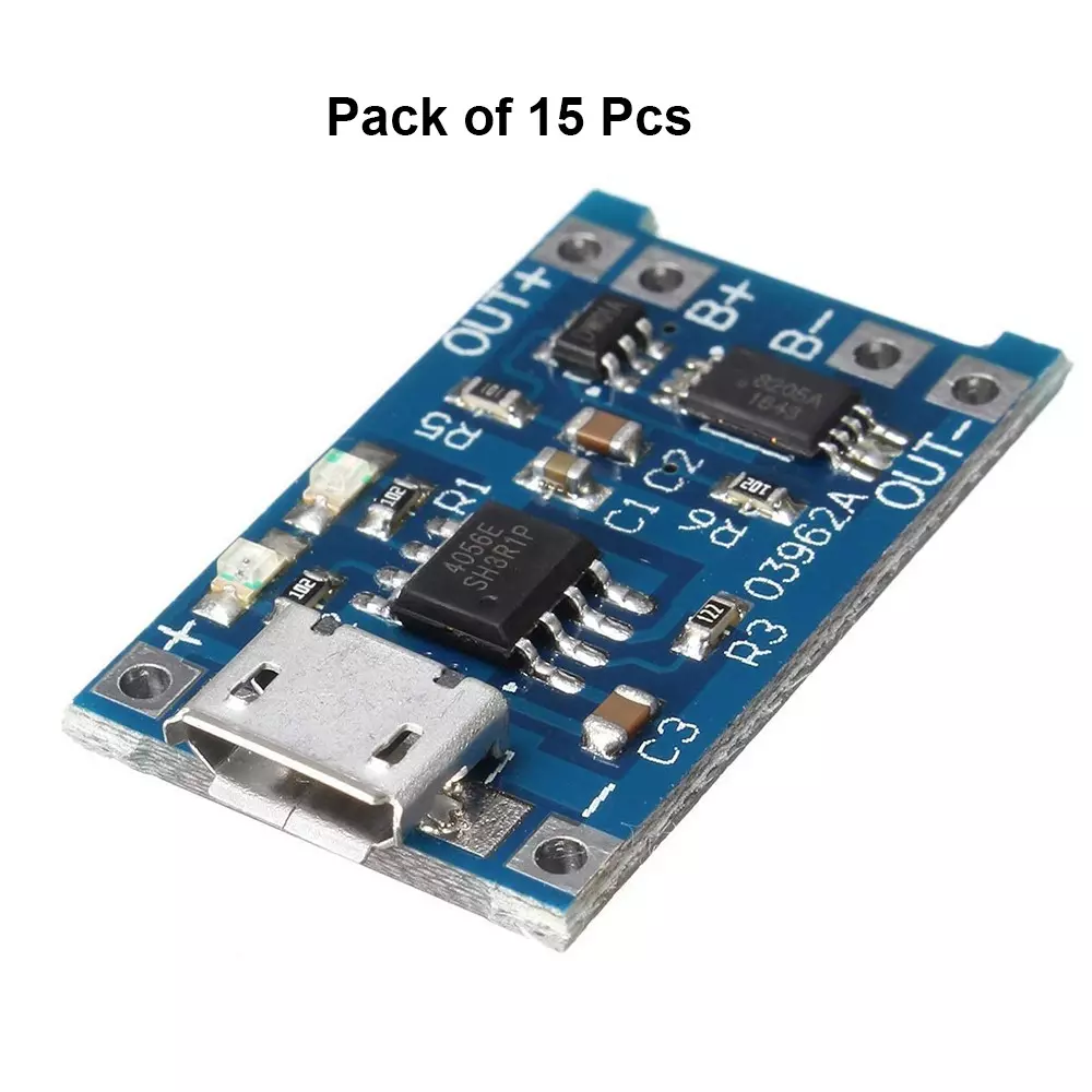 invento-bms-lithium-battery-charging-protection-board-5-v-voltage-1-a-current-42-v-1-charge-cut-off-voltage-tp4056-pack-of-15-pcs