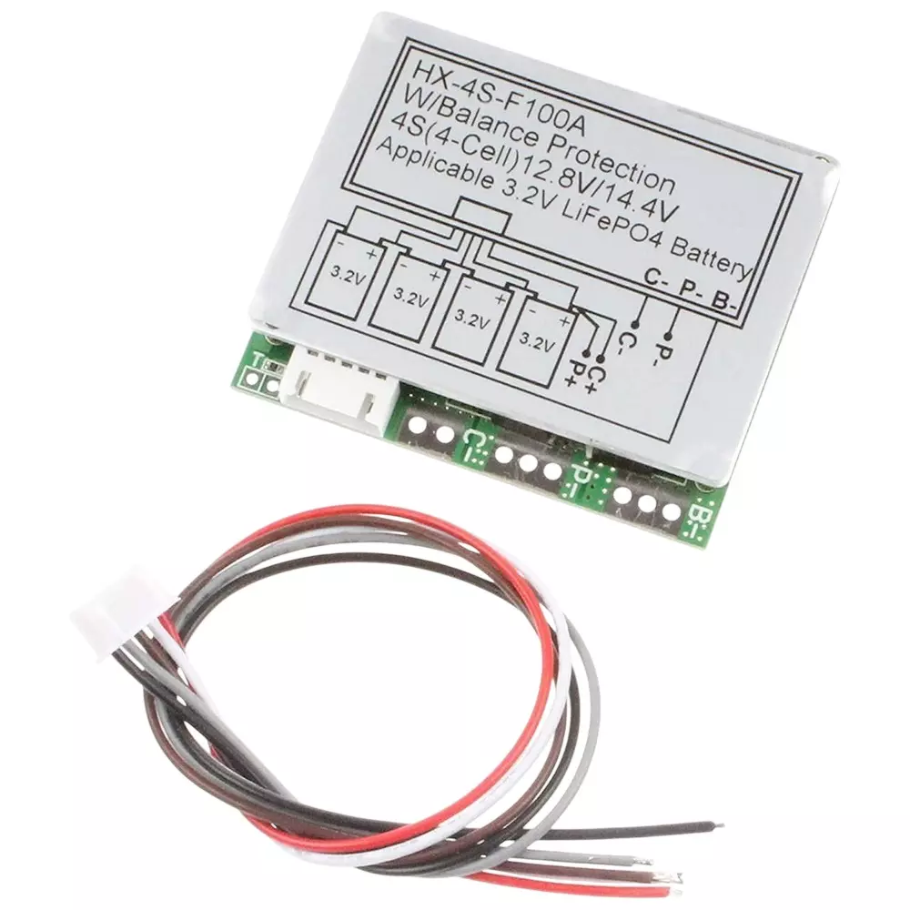 Invento BMS Li-Ion Battery Protection Board Kit 100 A Maximum Operating Current 70x60x8 mm Board Size, ISC 2057