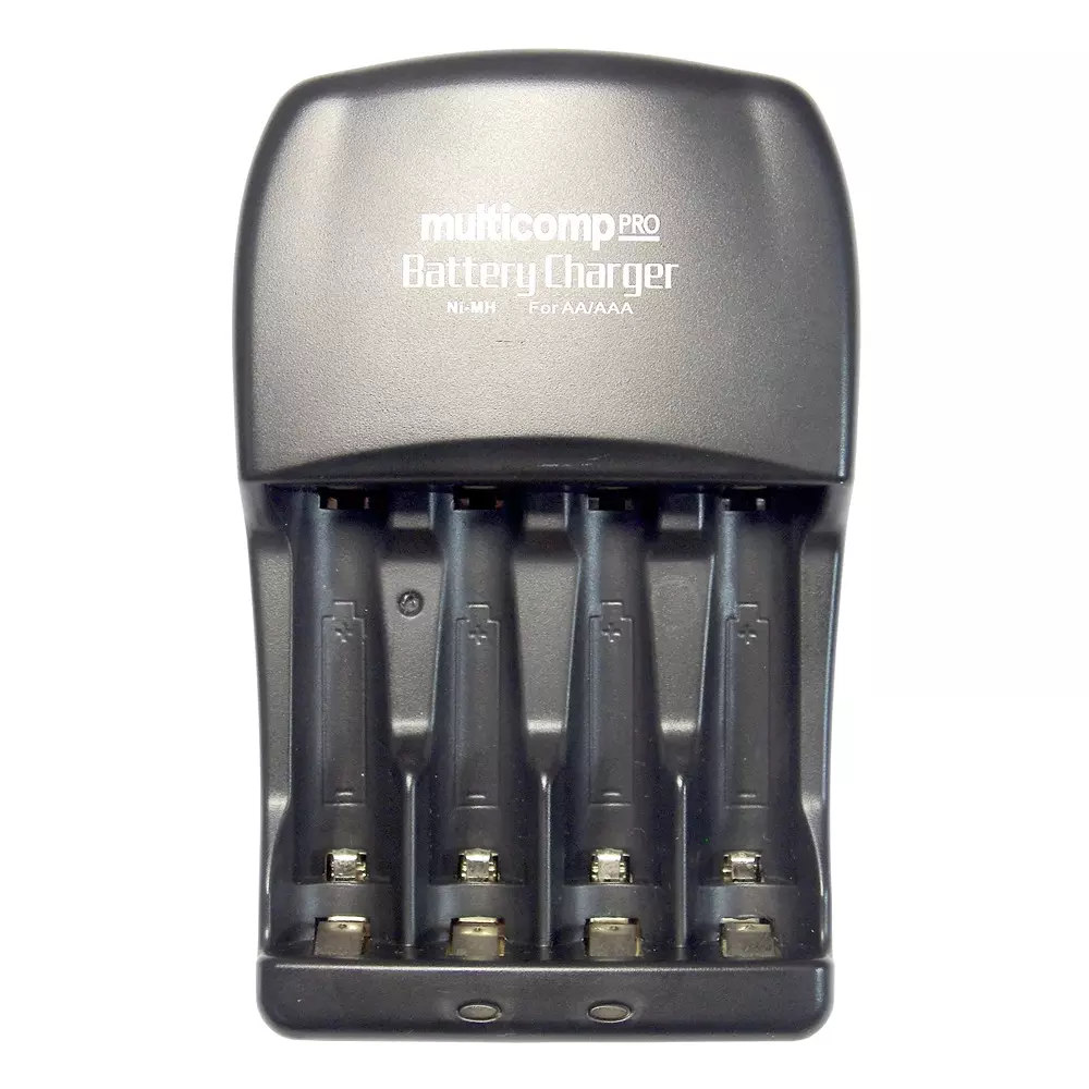MULTICOMP PRO Battery Charger EU Plug Type 240 V AC Supply Voltage AAA, AA Size Code, SC-320 EUROPE