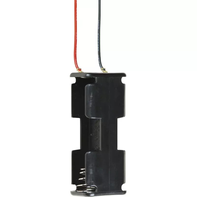 TAKACHI Battery Holder with Lead Wire -10 to 60 ℃ Operating Temperature Range Wire Material: Ul1007 Standard, SN3-2A-P (Pack of 50)