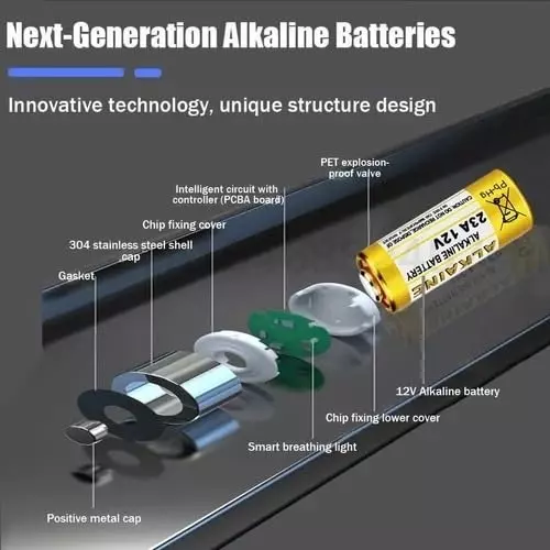 OSTRONE High Voltage Alkaline Battery Cell Kit 23A 12V + 27A 12V (3 Pcs Each)