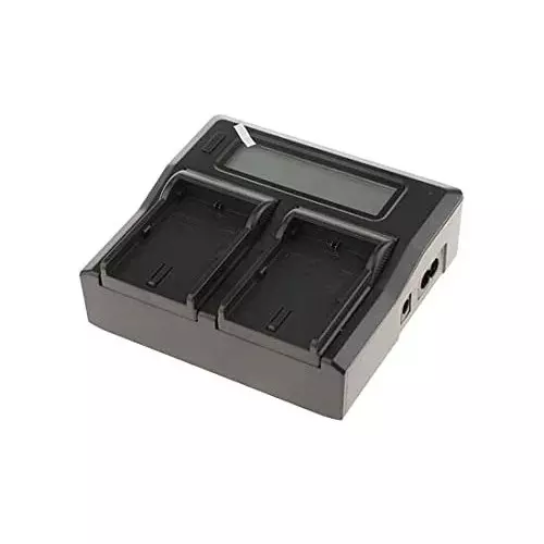 LRSA Dual Battery Charger ABS 8 VAC Voltage 0.8 A Output Current Black, LP-E17