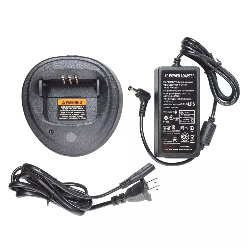 LRSA Charger Tray with AC/DC Power Adapter ABS 100-240 V Input Voltage 3 A Output Current, XIRP3688