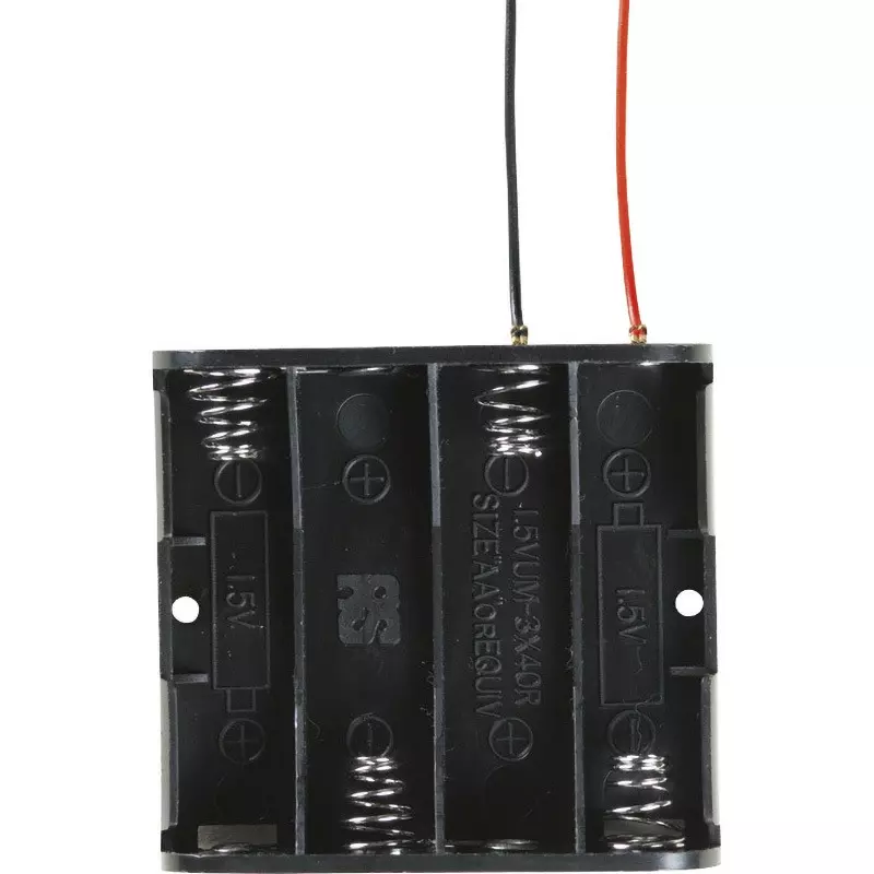 TAKACHI Battery Holder with Lead Wire -10 to 60 ℃ Operating Temperature Range Wire Material: Ul1007 Standard, SN3-4-P (Pack of 50)