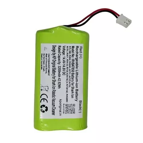 KP Original Rechargeable Battery 3200 mAh Capacity Lithium Ion Cell 14.4 - 14.8 VDC Compatible For RV850, RV850BRN, RV851WV, RV871, RV871C, RV720N, RV761, RV1000S, UR1000SR Vaccum Cleaner