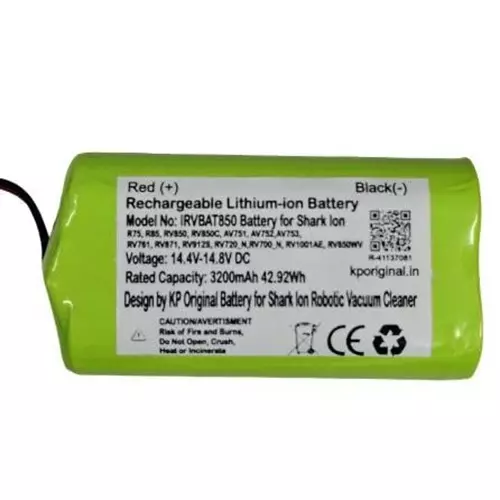 kp-original-rechargeable-battery-3200-mah-battery-capacity-lithium-ion-cell-composition-144--148-vdc-compatible-for-rv850-rv850brn-rv851wv-rv871-rv871c-rv720n-rv761-rv1000s-ur1000sr-vaccum-cleaner