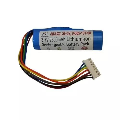 KP Original Rechargeable Battery 2600 mAh Capacity Lithium Ion Cell 3.7 V Compatible For Sony SRS-X2 Wireless Portable Bluetooth Speaker