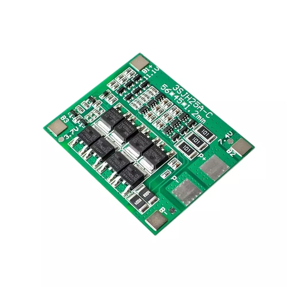 Invento BMS Lithium Battery Charge Protection Board 3-Cell 12.6 V DC Charge Voltage, ISC 999-X