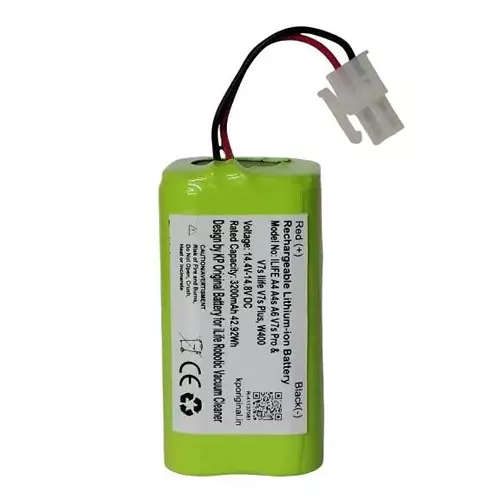 KP Original Rechargeable Battery 3200 mAh Capacity Lithium Ion Cell 14.4 - 14.8 VDC Compatible For Robotic Vacuum Cleaner for ILIFE A4 A4s A6 V7s Pro & V7s Ilife V7s Plus, W400