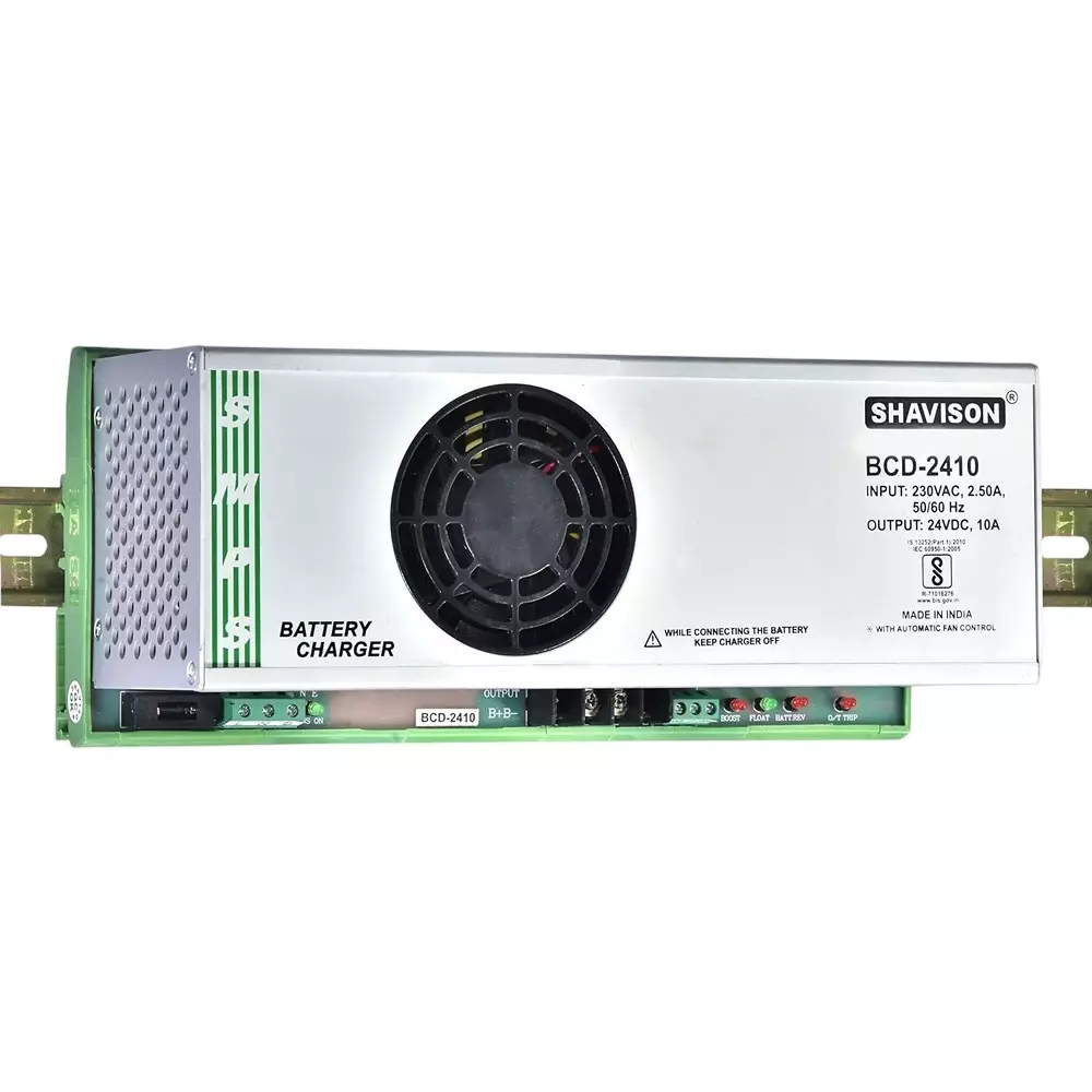 Shavison Battery Charger 250 W Power 24 V for Industrial Use, BCD-2410