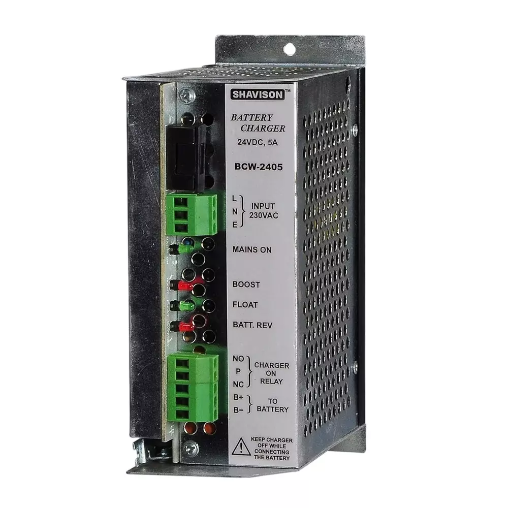 Shavison Battery Charger Without Fan 120 W Power 24 V for Industrial Use, BCW-2405