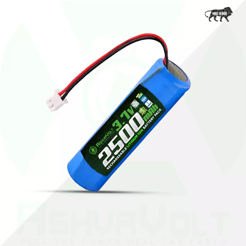 ashvavolt-18650-rechargable-lithium-battery-pack-with-1s-1p-bms-over-discharge-short-circuit-protection-37-v-and-2500-mah-ashv-37v25ah-nmc