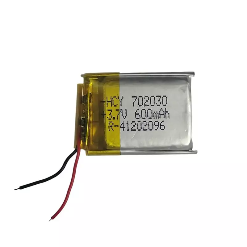 GENERIC Rechargeable Battery 3.7 V 600 mAh For Drone, Toys, Gaming, Robotics bluetooth Headset, 702030