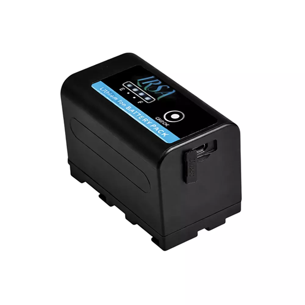 LRSA Lithium-Ion Battery Pack Rechargeable 28800 mAh Capacity 7.2 V Voltage Black, NP-F770