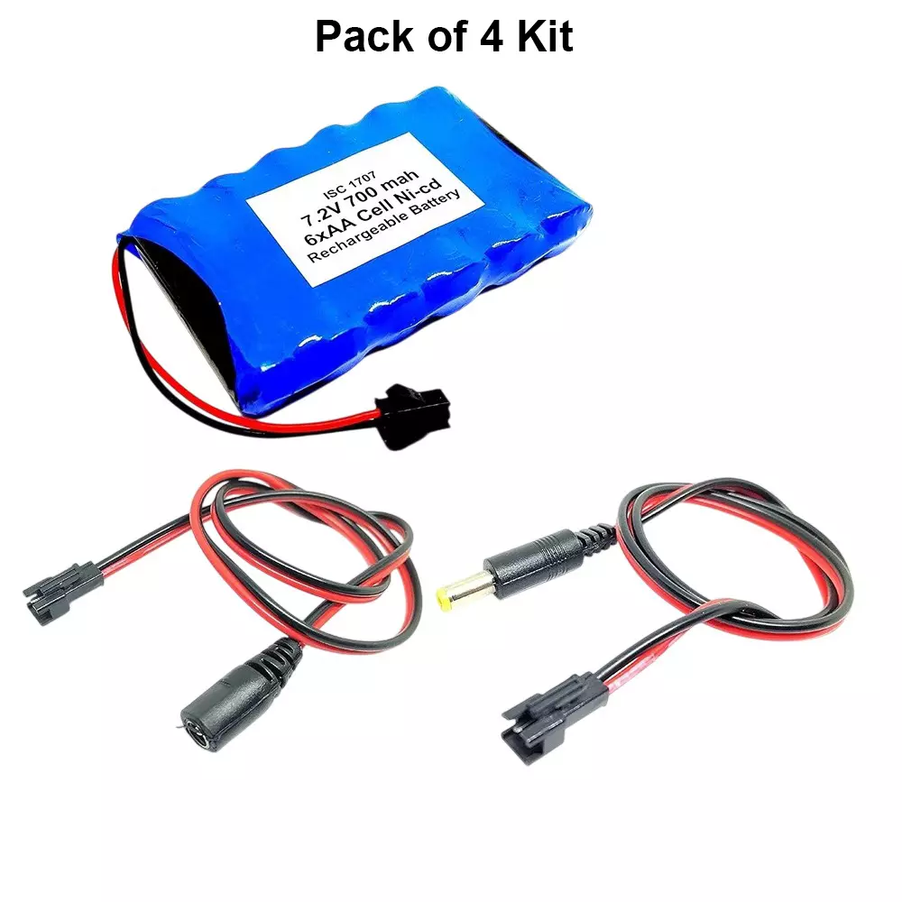 invento-ni-cd-rechargeable-battery-pack-700-mah-12v-x-6-aa-cell-with-55-mm-dc-male-female-jack-plug-500-mm-long-wire-isc-1707-mf2-pack-of-4-kit