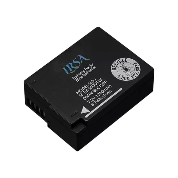 LRSA Lithium-Ion Battery Rechargeable 1600 mAh Capacity 7.2 V Voltage, Black