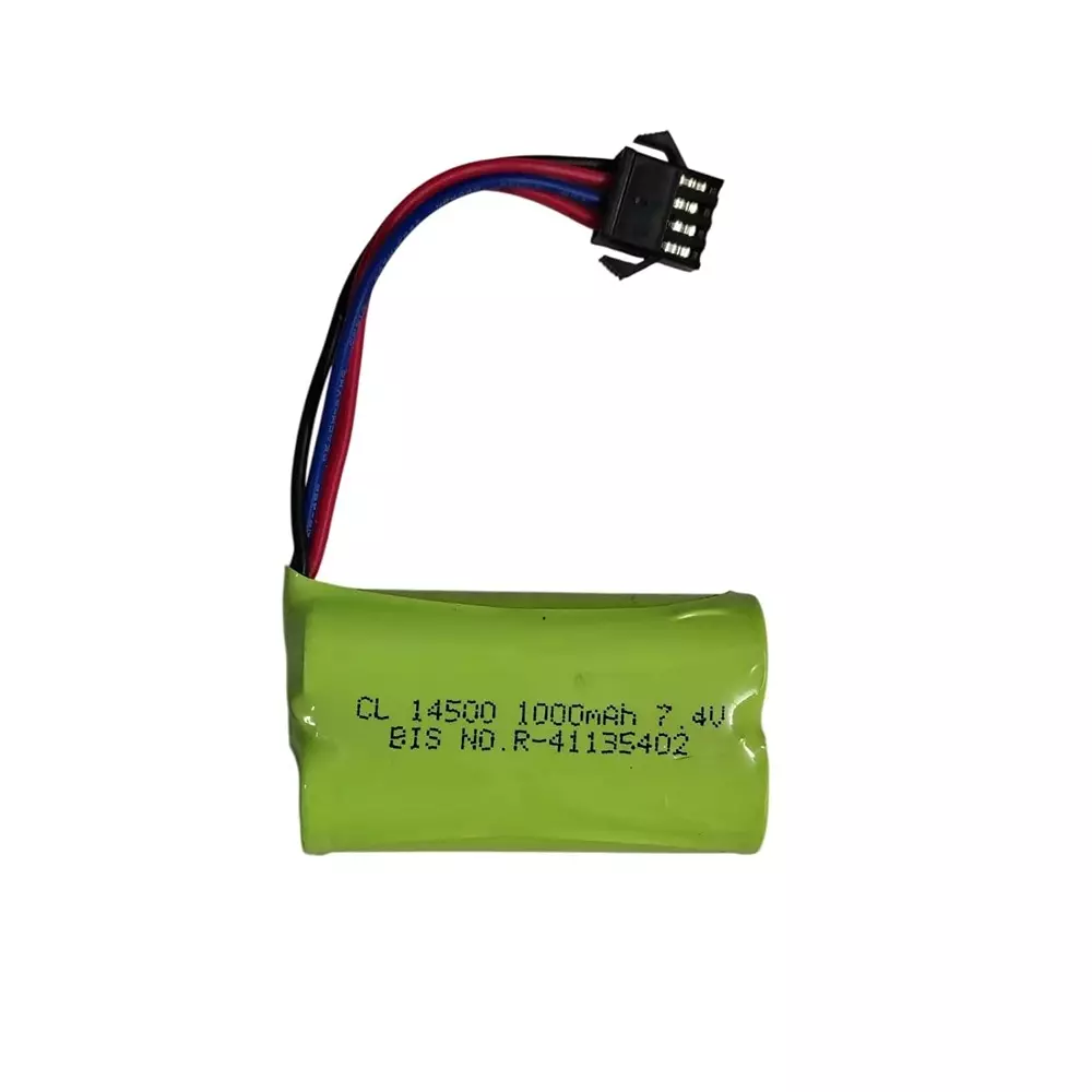 KP Rechargeable Battery 7.4 V 1000 mAh SM4P 4 Pin Connector For RC Toys Model, DIY, Robotics