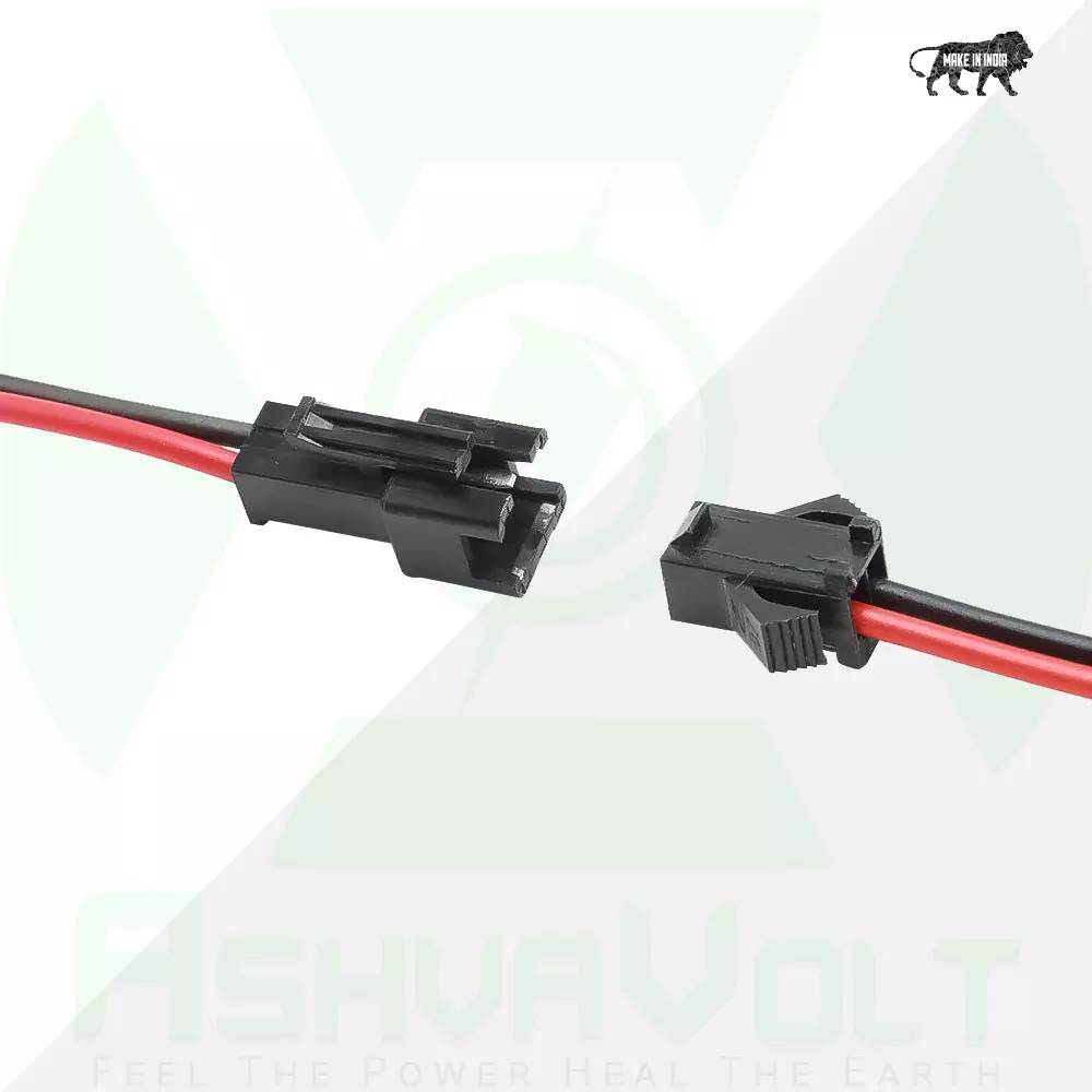 ashvavolt-2s-2p-18650-rechargable-lithium-battery-pack-with-bms-protection-malefemale-2-pin-black-connector-74-v-and-6000-mah-ashv-74v6ah-nmc-m2f