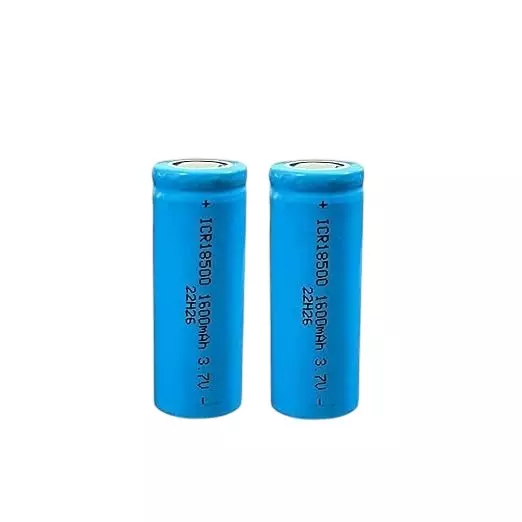 LRSA Lithium-Ion Rechargeable Battery 1600 mAh Capacity 3.7 V Voltage, Blue (Pack of 2 Pcs)
