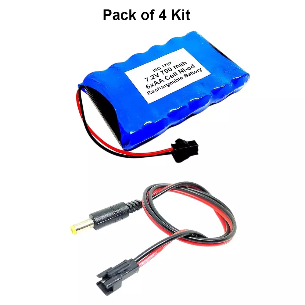 invento-ni-cd-rechargeable-battery-pack-700-mah-12v-x-6-aa-cell-with-55-mm-dc-male-jack-plug-500-mm-long-wire-isc-1707-m2x-pack-of-4-kit