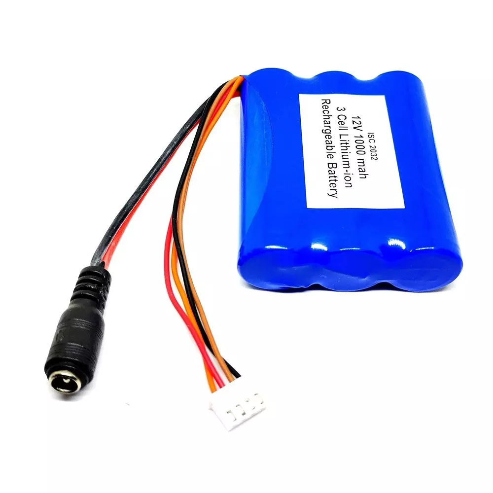 invento-lithium-ion-rechargeable-battery-pack-with-charging-port-1000-mah-capacity-37v-x-3-cell-isc-2032-2-pack-of-4-pcs