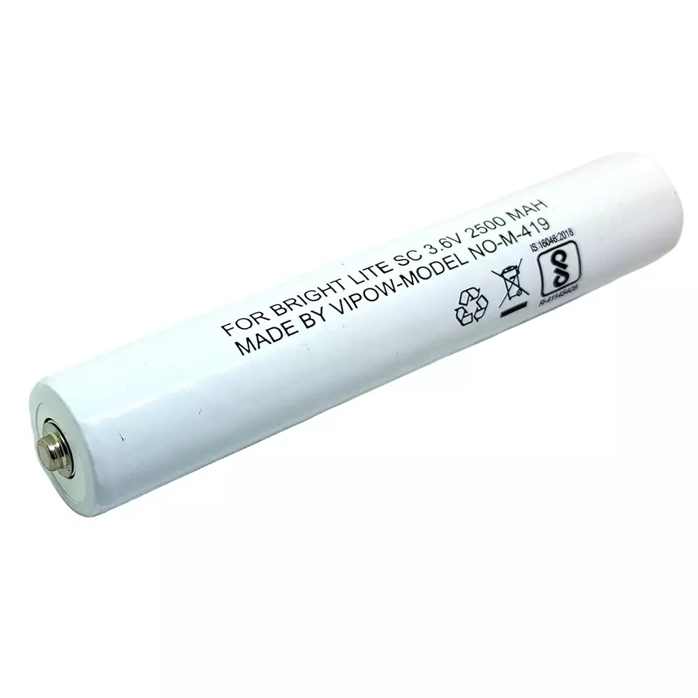 Invento Ni-mh Rechargeable Battery Cell 2500 mAh Capacity 3.6 V Voltage 23x127 mm, ISC 661-Y