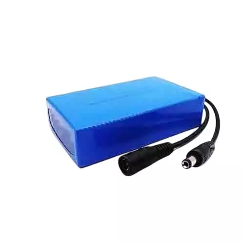 LRSA Lithium-Ion Rechargeable Battery 6000 mAh Capacity 14.8 V Voltage with BMS Protection, Blue
