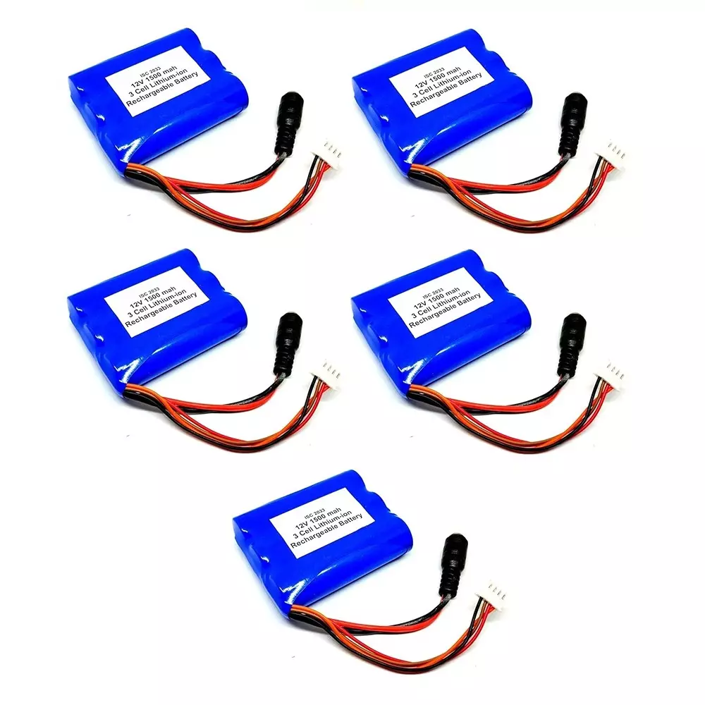invento-lithium-ion-rechargeable-battery-pack-with-charging-port-1500-mah-capacity-37v-x-3-cell-isc-2033-3-pack-of-5-pcs