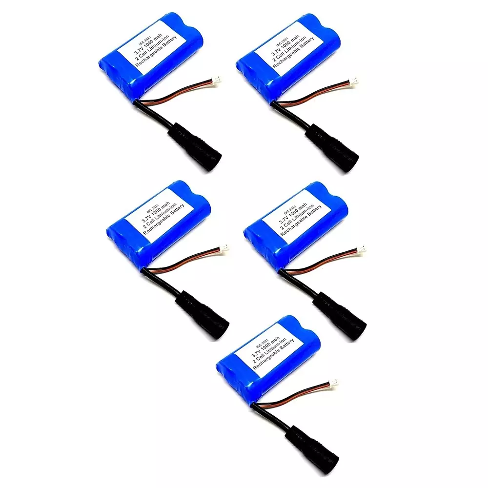 invento-lithium-ion-rechargeable-battery-2-cell-37-v-1000-mah-with-55-mm-female-dc-jack-charging-port-blue-pack-of-5-pcs