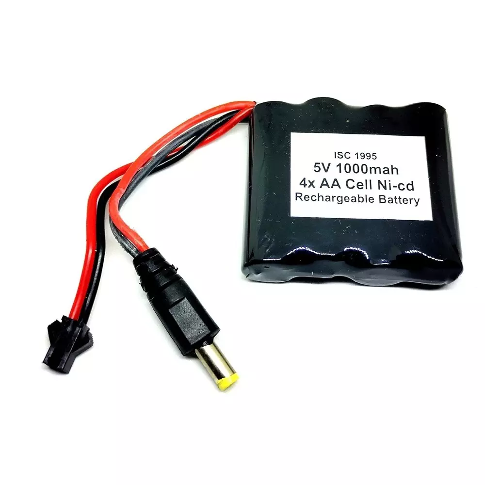 invento-rechargeable-battery-pack-ni-cd-12-v-x-4-aa-cell-5-v-1000-mah-with-55-mm-male-dc-jack-6-v-charger-charger-cable-isc-1995-z-pack-of-1-kit