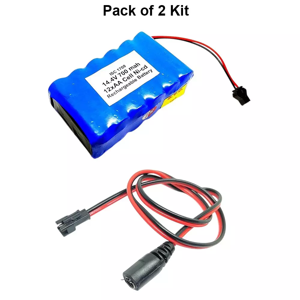 invento-ni-cd-rechargeable-battery-pack-700-mah-12v-x-12-aa-cell-with-55-mm-dc-female-jack-plug-500-mm-long-wire-isc-1708-f1-pack-of-2-kit
