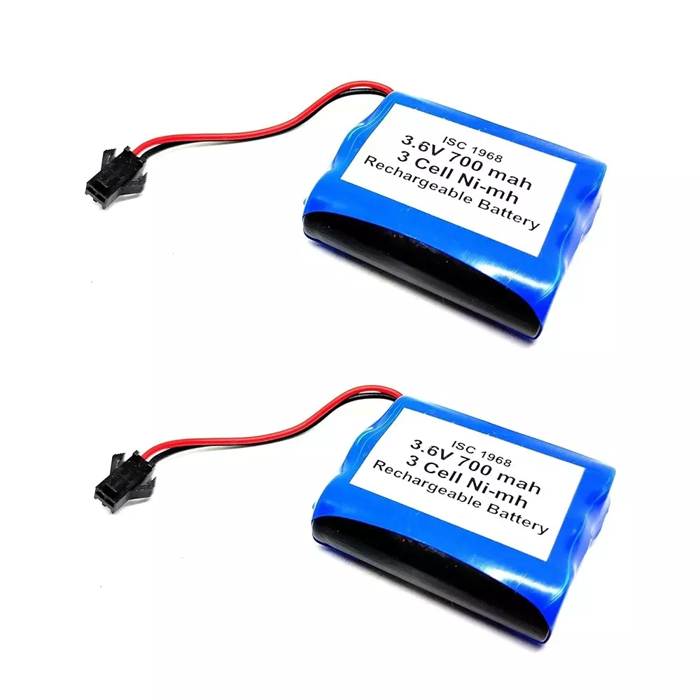 Invento Ni-mh Rechargeable Battery Pack 700 mAh Capacity 1.2V x 3 AA Cell, ISC 1968-1X (Pack of 2 Pcs)