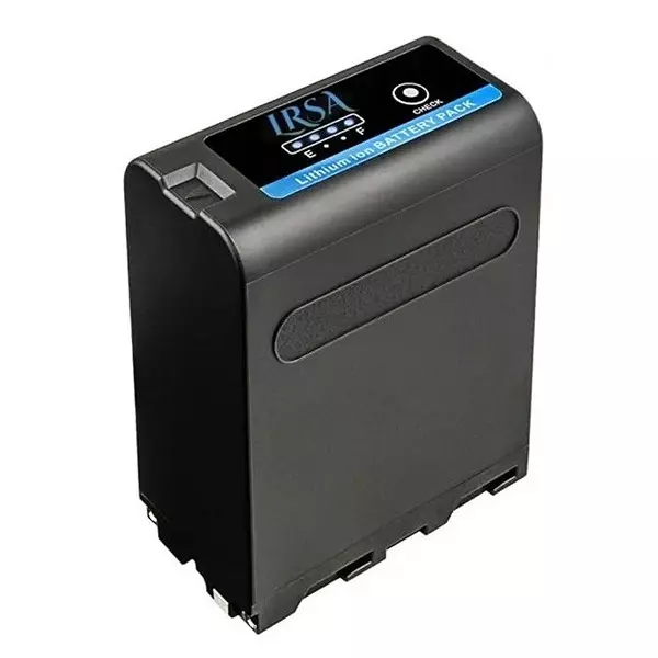 LRSA Lithium-Ion Battery Pack Rechargeable 36000 mAh Capacity 7.4 V Voltage Black, NP- F990 Pro