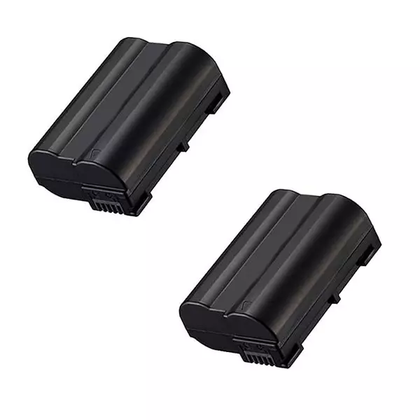 LRSA Lithium-Ion Rechargeable Battery 7.4 V Voltage 2600 mAh Capacity 19.24 Wh, Black (Pack of 2 Pcs)