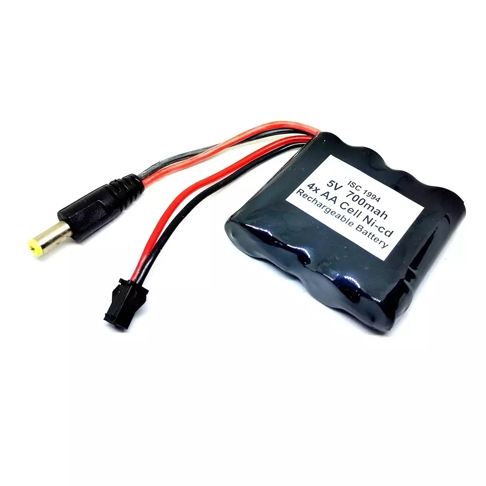invento-rechargeable-battery-pack-ni-cd-12-v-x-4-aa-cell-5-v-700-mah-with-55-mm-male-dc-jack-6-v-charger-charger-cable-isc-1994-z-pack-of-1-kit