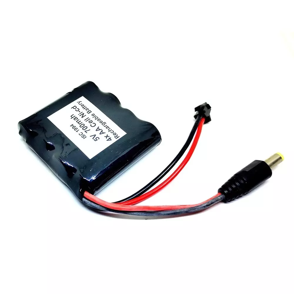 invento-rechargeable-battery-pack-ni-cd-12-v-x-4-aa-cell-5-v-700-mah-with-55-mm-male-dc-jack-6-v-charger-charger-cable-isc-1994-z-pack-of-1-kit
