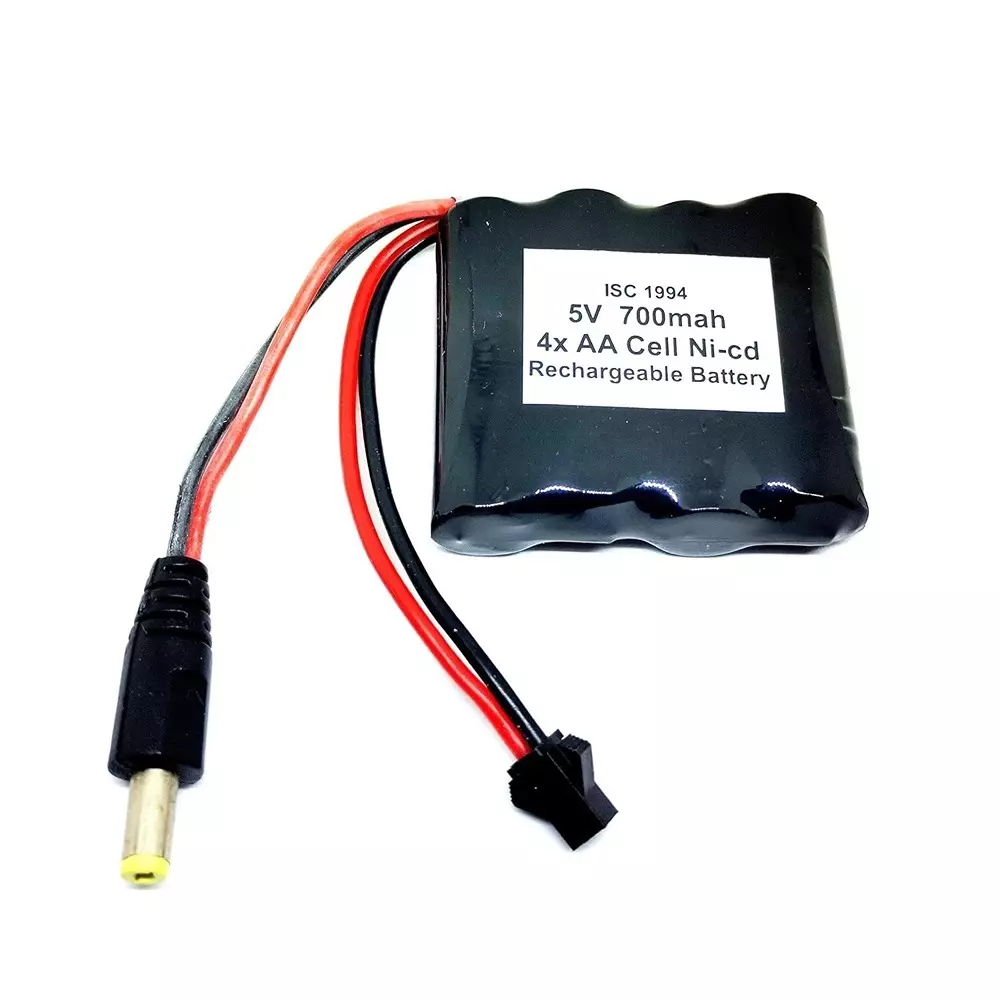 invento-rechargeable-battery-pack-ni-cd-12-v-x-4-aa-cell-5-v-700-mah-with-55-mm-male-dc-jack-6-v-charger-charger-cable-isc-1994-z-pack-of-1-kit