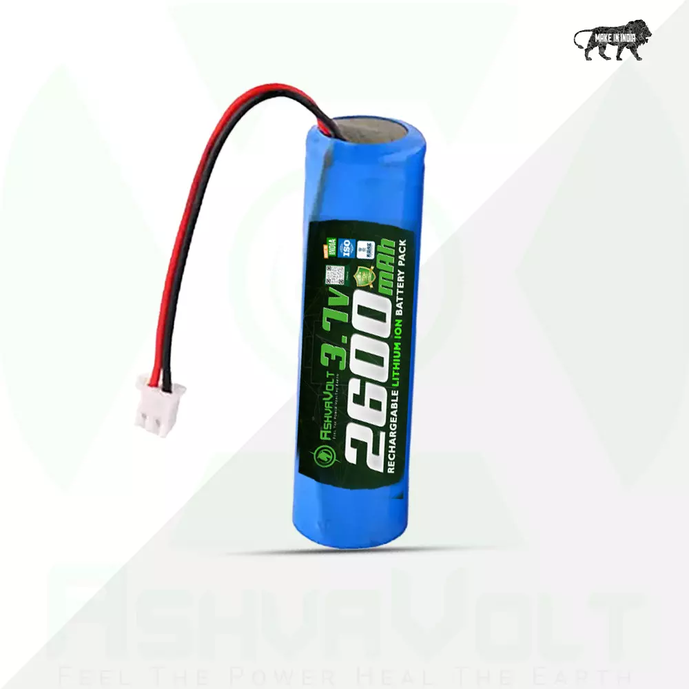 ashvavolt-18650-rechargable-lithium-battery-pack-with-1s-1p-bms-over-discharge-short-circuit-protection-37-v-and-2600-mah-ashv-37v26ah-nmc