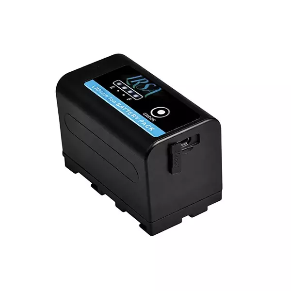 LRSA Lithium-Ion Battery Pack Rechargeable 28800 mAh Capacity 7.2 V Voltage Black, NP-F770 (Pack of 2 Pcs)