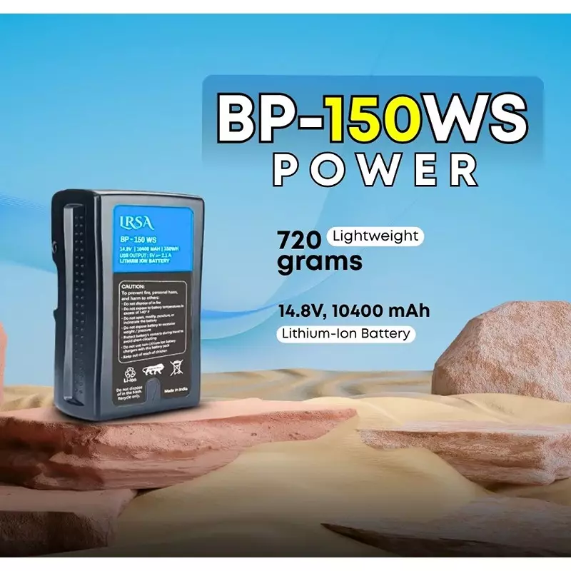 lrsa-bp-150ws-v-mount-148v-10400-mahblacksmall-compatible-for-camcorders-hpmw-ex330k-pmw-ex330l-580k-580l-150w-bp-150-bp150ws-bp150-bp-150-lrsa-rechargeable-battery