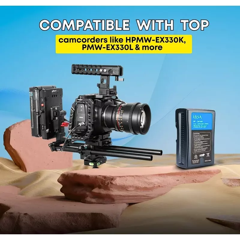 lrsa-bp-150ws-v-mount-148v-10400-mahblacksmall-compatible-for-camcorders-hpmw-ex330k-pmw-ex330l-580k-580l-150w-bp-150-bp150ws-bp150-bp-150-lrsa-rechargeable-battery