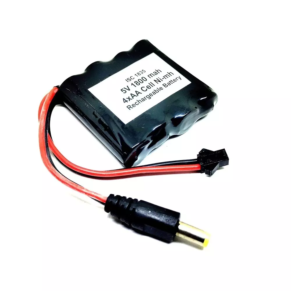 invento-rechargeable-battery-pack-ni-cd-12-v-x-4-aa-cell-5-v-1800-mah-with-55-mm-male-dc-jack-6-v-charger-charger-cable-isc-1835-z-pack-of-1-kit