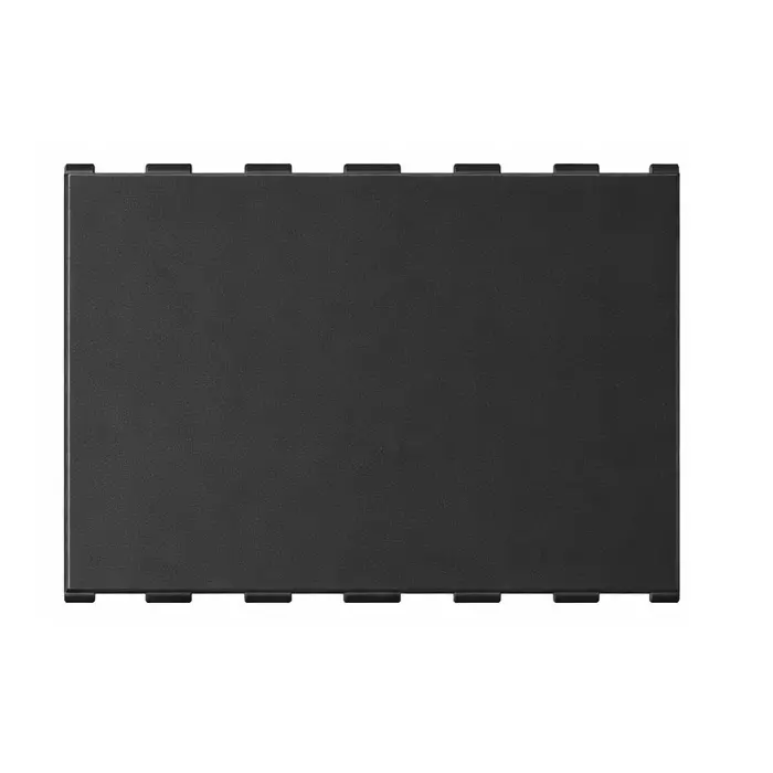 Anchor Roma Urban Blank Plate 2 Module Black for Homes, Offices & Commercial Use, 66644B