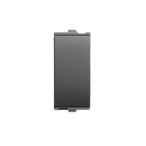 Goldmedal Nixon Blank Module Titanium Grey 1 Module Plastic for Commecial and Industrial Use, 101525