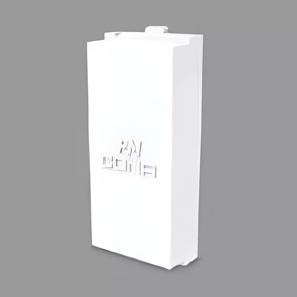 Cona Platinum Blank Plate Wall Mount White, 14096