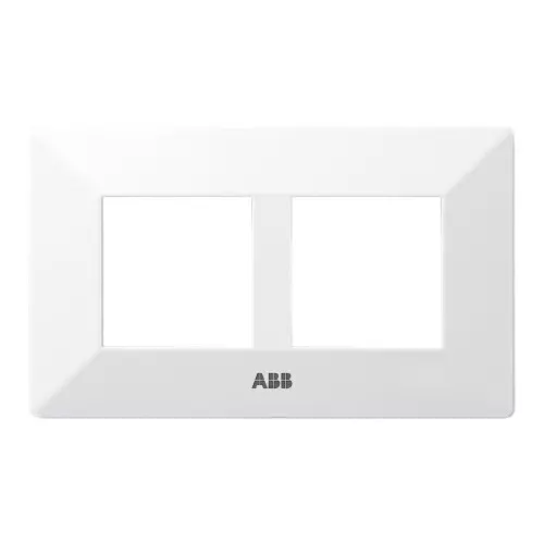 ABB LIORA Plate 4 Module Plastic 240 V AC Rated Voltage White for Home & Office Use, 1SYK100001A2446