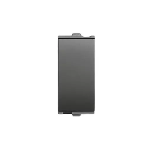 Goldmedal Curve Blank Module Voltage Grey 240 V 1 Module Plastic for Commecial and Industrial Use, 101125