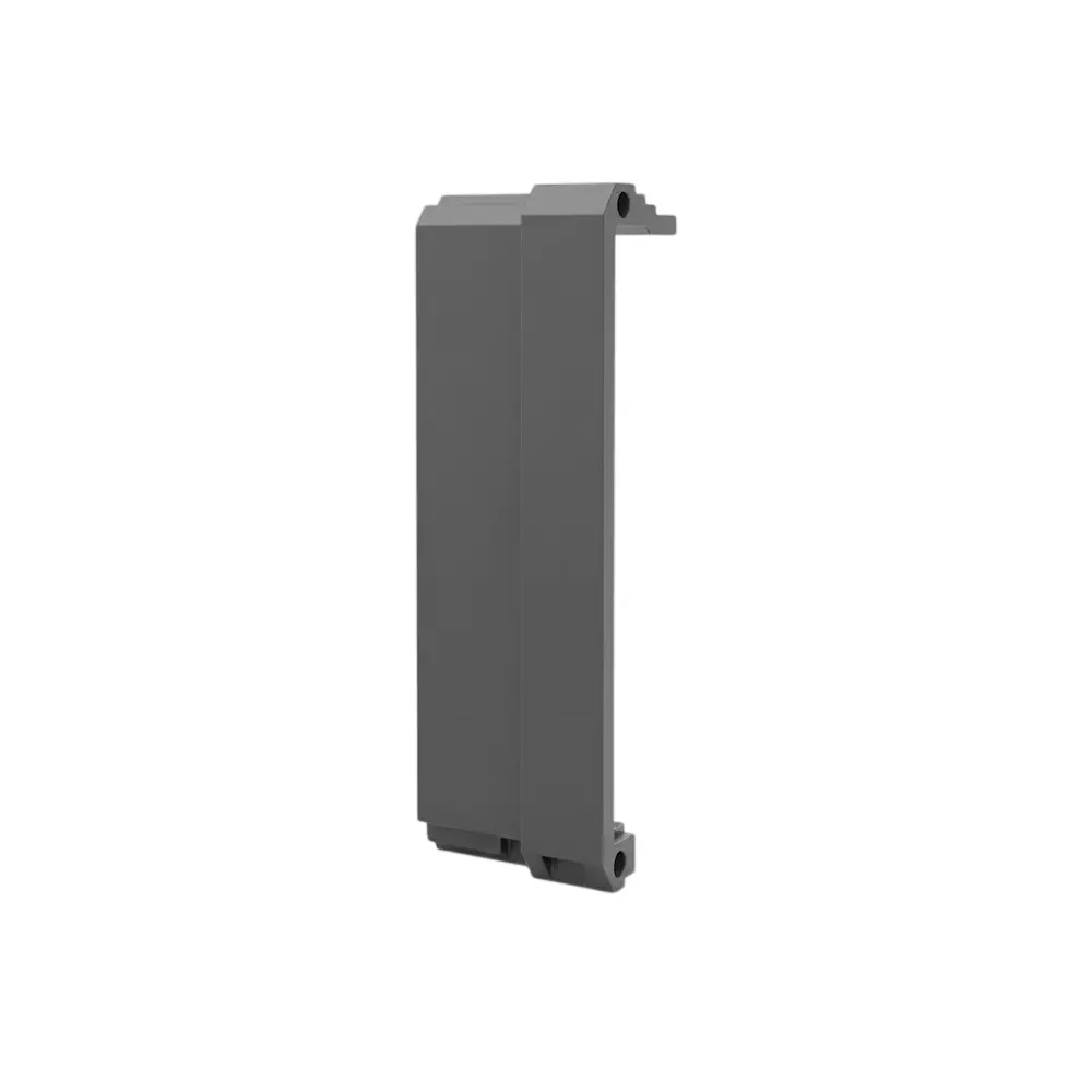 Goldmedal Air Blank Plate Grey Plastic 1 Module Surface Mounting, 07201